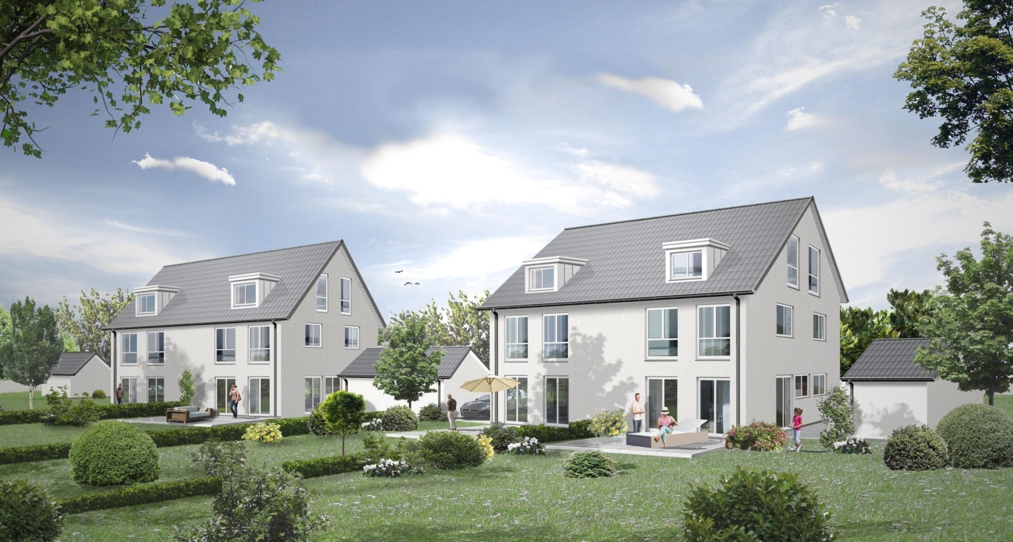 Doppelhaus in Eresing