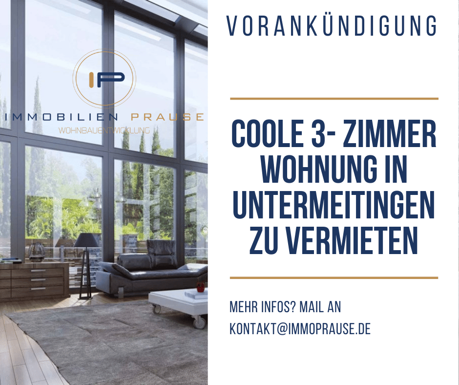 Vorankuendigung Miete