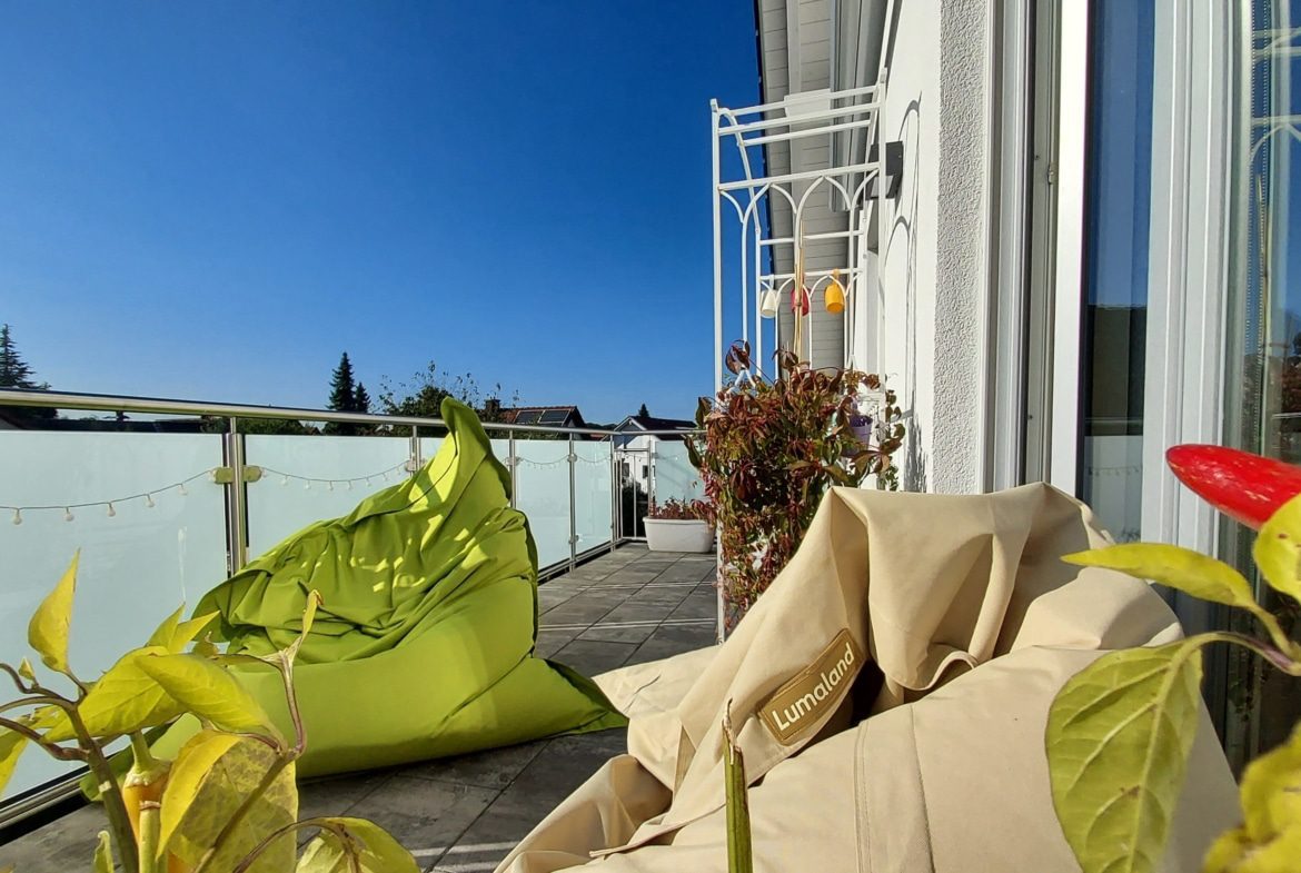 Balkon 3 Zimmer Wohnung in Buchloe