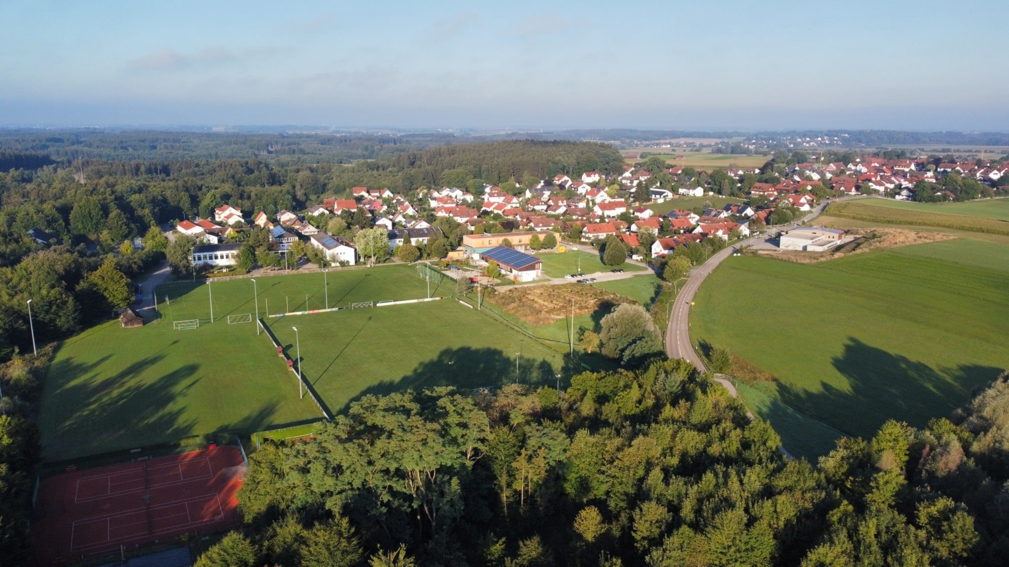 Waldgrundstück Geltendorf Vogelperspektive