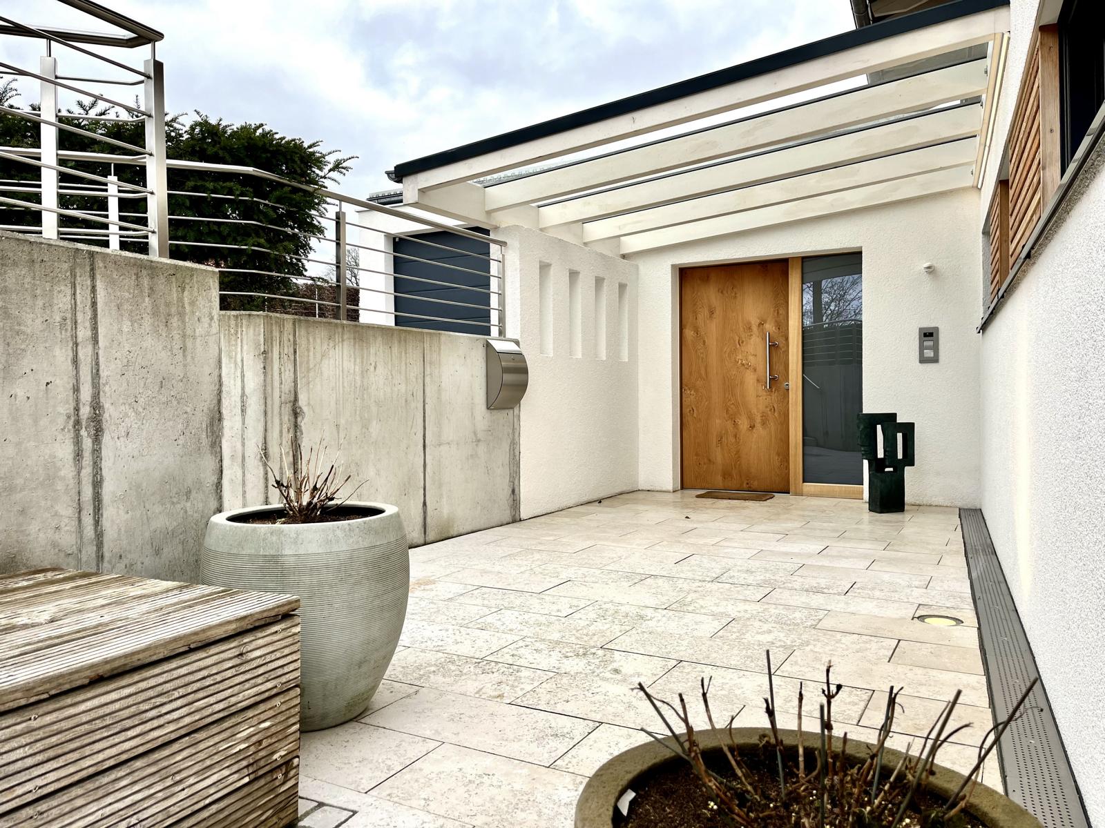 Einfamilienhaus in Fischen Eingang