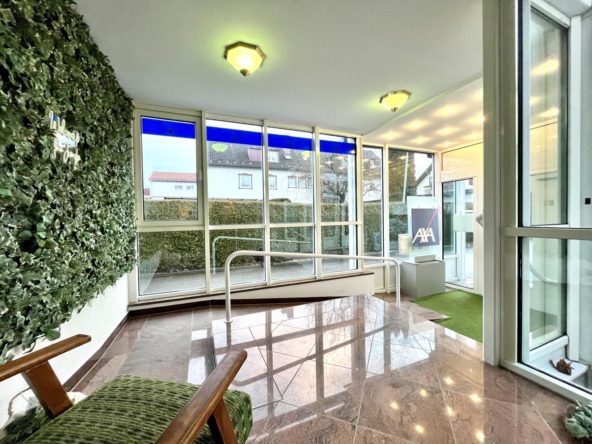 repräsentativer Eingangsbereich Gewerbeeinheit Bad Wörishofen