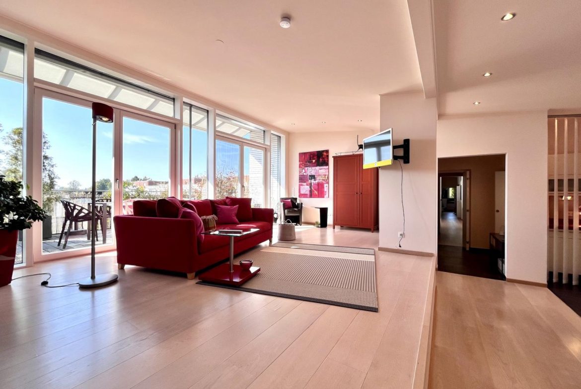 Penthouse P2 Landsberg am Lech Wohnzimmer