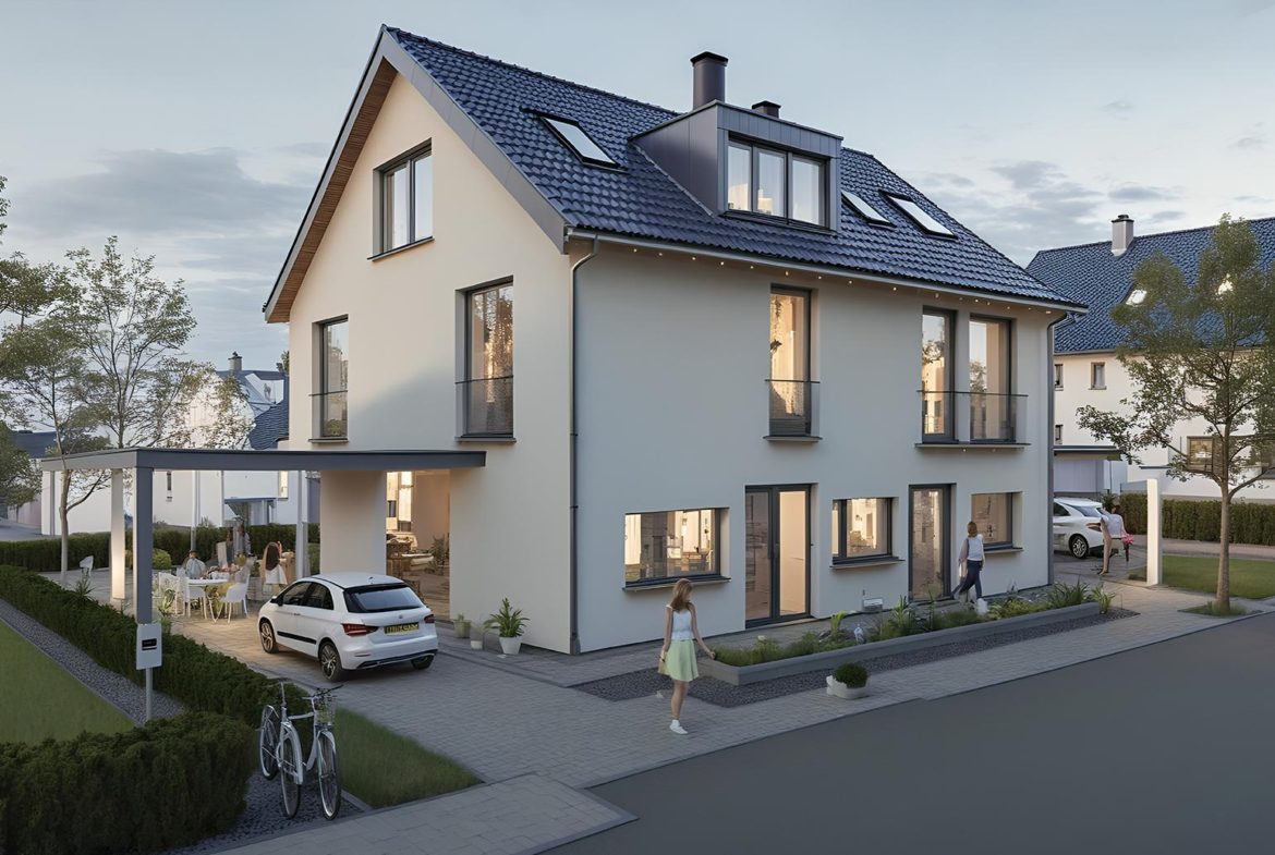 Neubau Geltendorf Strassenansicht