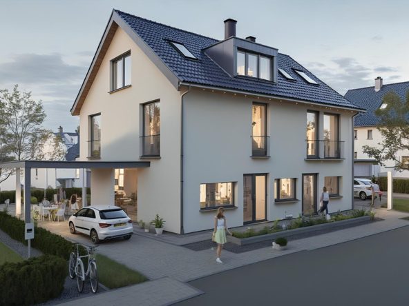 Neubau Geltendorf Strassenansicht