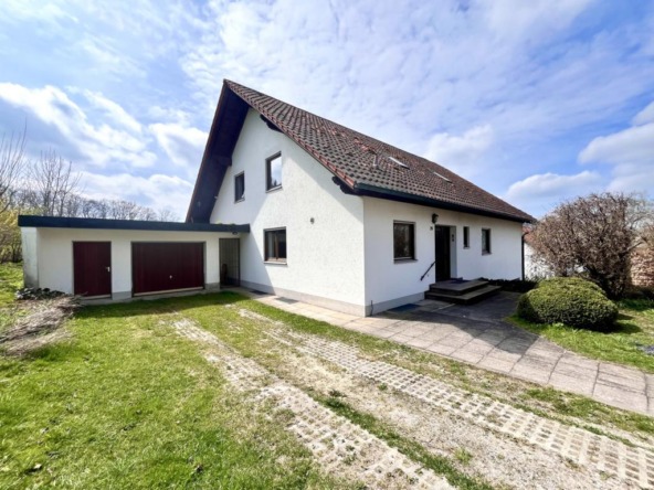 Hausansicht Nordseite Einfamilienhaus Moorenweis