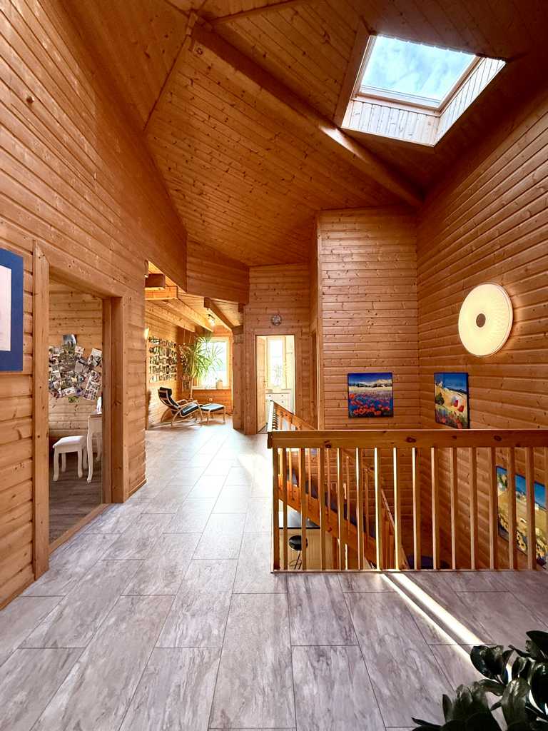 Unternehmeranwesen in Kaltenberg Diele im Obergeschoss